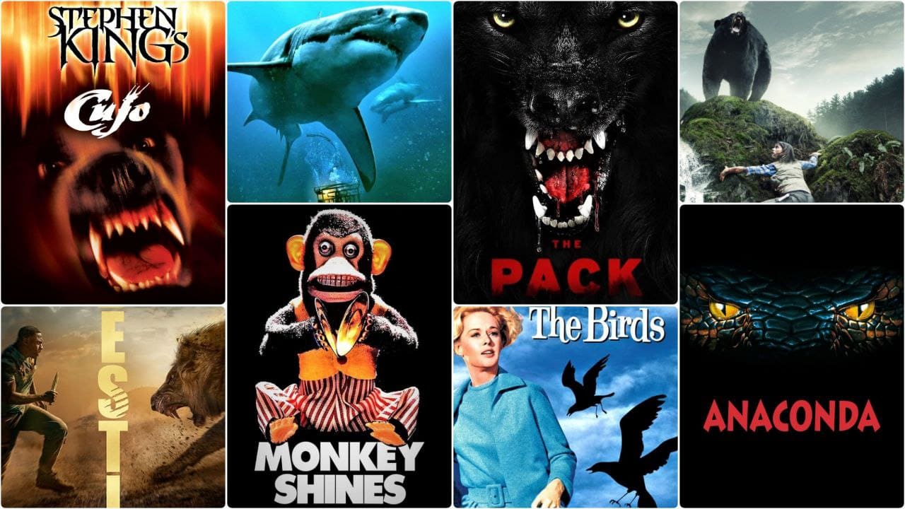 أفلام الحيوانات المفترسة والمتوحشة